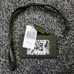 Vera Bradley Wristlet/ID lanyard NWT!